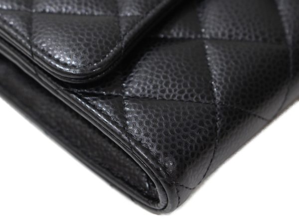 imgrc0095386494 Chanel Classic Long Flap Wallet Matelasse Black