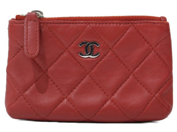 imgrc0095387536 Chanel Coin Case With Key Ring Lambskin Red