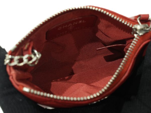 imgrc0095387543 Chanel Coin Case With Key Ring Lambskin Red