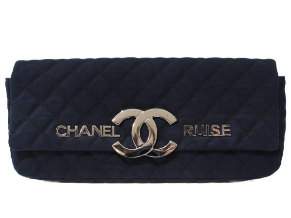 imgrc0095409531 Chanel Clutch Bag CC Clip Navy