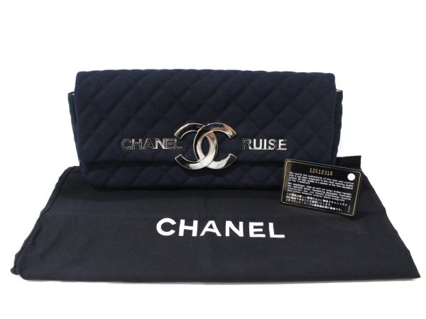 imgrc0095409554 Chanel Clutch Bag CC Clip Navy