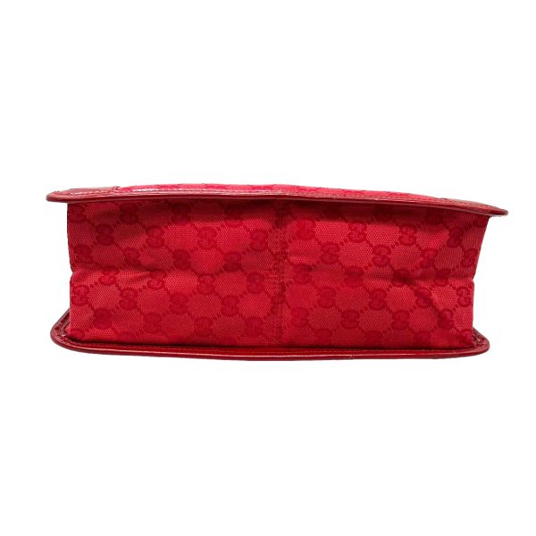 imgrc0095486467 GUCCI Handbag GG Canvas Patent Red