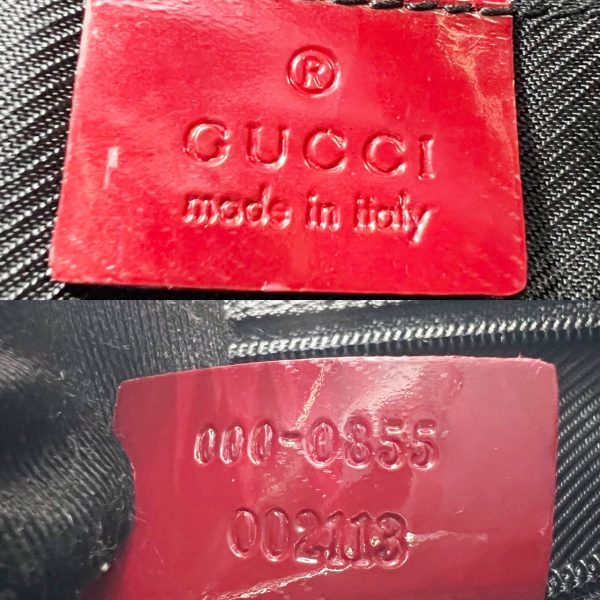 imgrc0095486476 GUCCI Handbag GG Canvas Patent Red