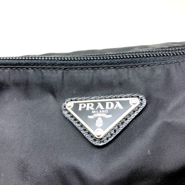 imgrc0095499416 Prada Nylon Crossbody Bag Black