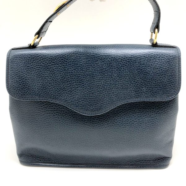 imgrc0095516579 Christian Dior Handbag Leather Navy