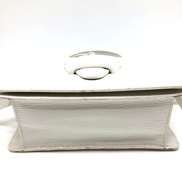 imgrc0095516600 LOEWE Barcelona 2WAY Handbag Leather White