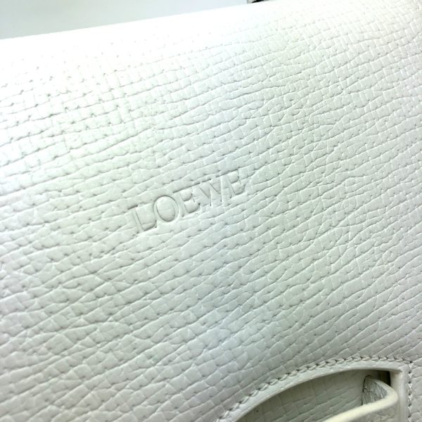 imgrc0095516605 LOEWE Barcelona 2WAY Handbag Leather White