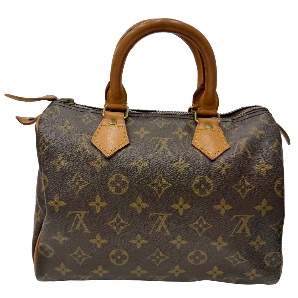 imgrc0095518025 LOUIS VUITTON Speedy 25 Handbag Monogram Brown