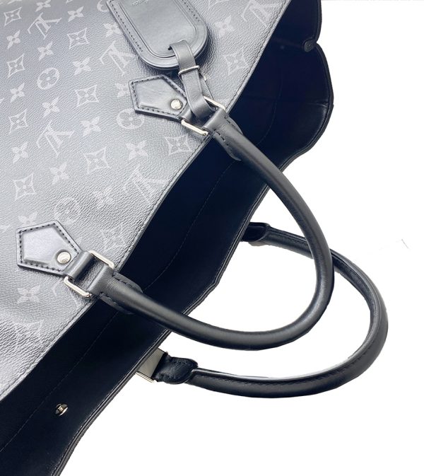 imgrc0095533090 LOUIS VUITTON Grand Sac Tote Bag Monogram Noir Silver