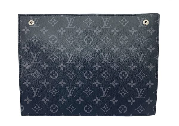 imgrc0095533099 LOUIS VUITTON Grand Sac Tote Bag Monogram Noir Silver