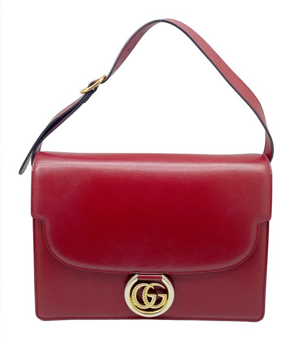 imgrc0095582481 GUCCI GG Marmont Shoulder Bag Red