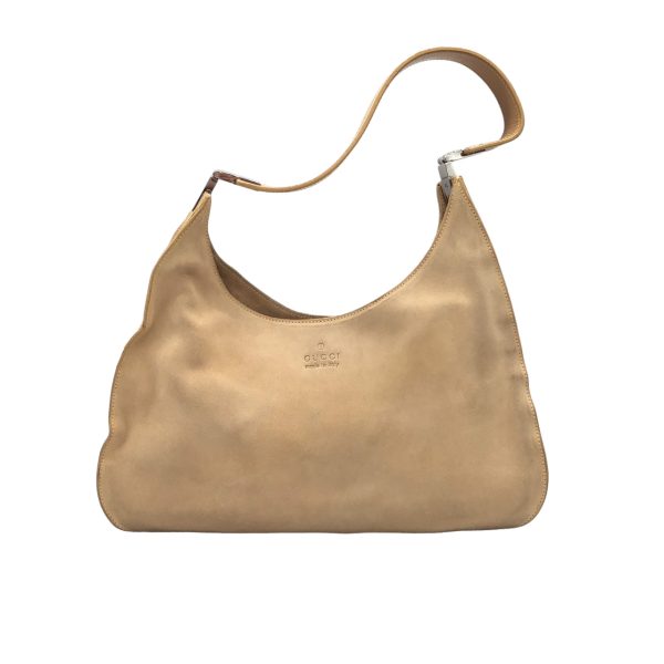 imgrc0095609001 GUCCI One Shoulder Bag Suede Beige