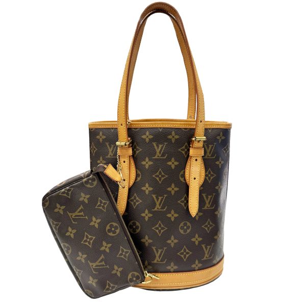 imgrc0095620399 LOUIS VUITTON Petit Bucket Tote Bag Monogram