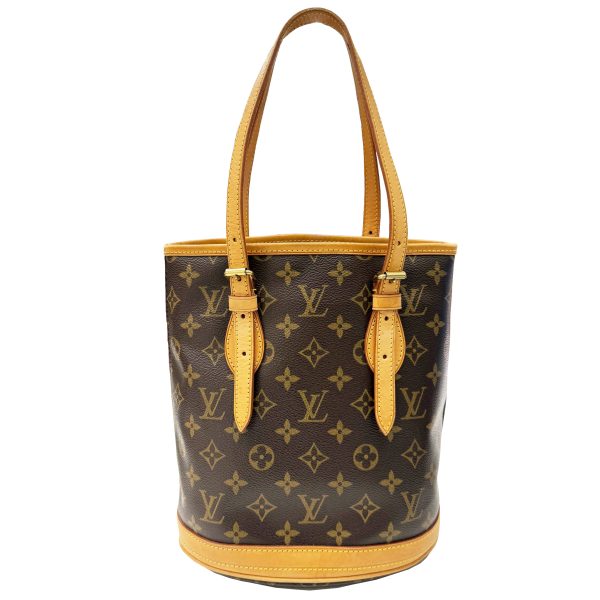 imgrc0095620400 LOUIS VUITTON Petit Bucket Tote Bag Monogram