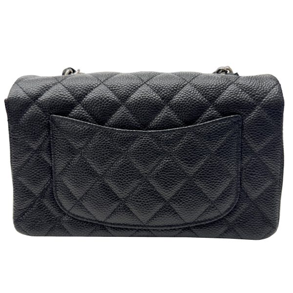 imgrc0095620930 CHANEL Mini Matelasse Shoulder Bag Caviar Skin Black