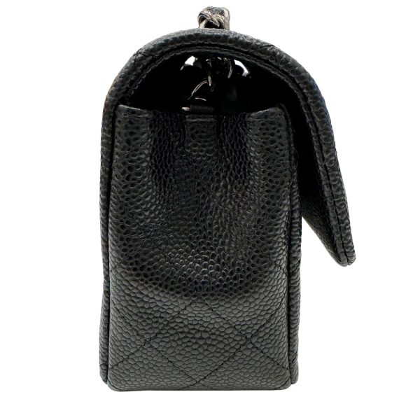 imgrc0095620932 CHANEL Mini Matelasse Shoulder Bag Caviar Skin Black