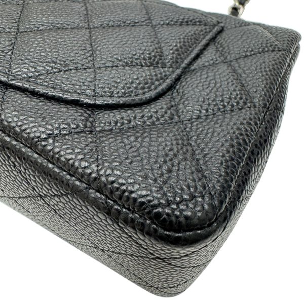 imgrc0095620936 CHANEL Mini Matelasse Shoulder Bag Caviar Skin Black