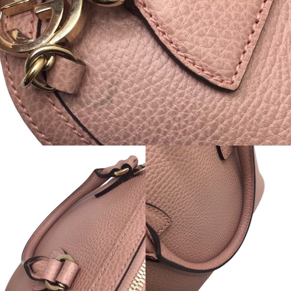 imgrc0095631775 GUCCI Interlocking G Shoulder Bag Leather Pink