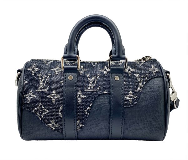 imgrc0095634180 LOUIS VUITTON Keepall XS Shoulder Bag Monogram Denim