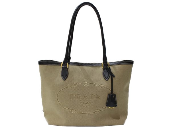 imgrc0095639772 Prada Tote Bag Beige Black