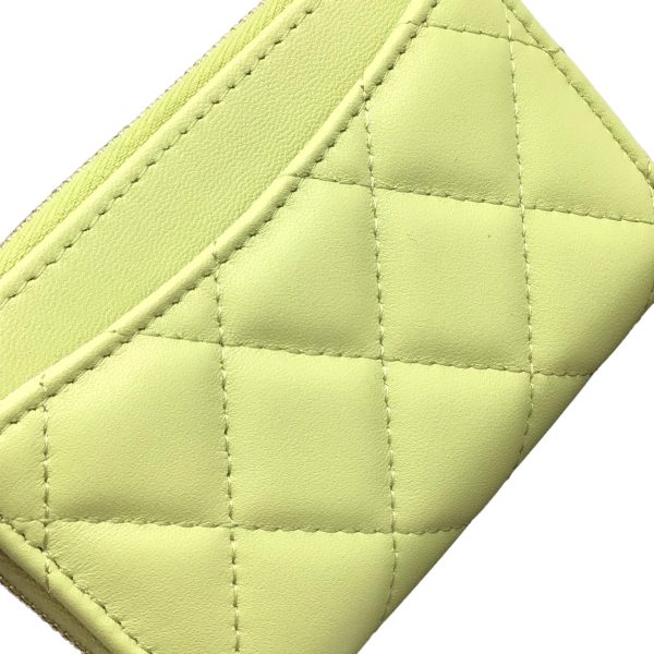 imgrc0095652425 CHANEL Zippy Coin Purse Lambskin Light Green