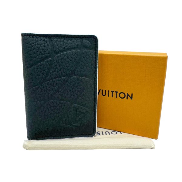 imgrc0095665681 LOUIS VUITTON Organizer de Poche Card Case Black