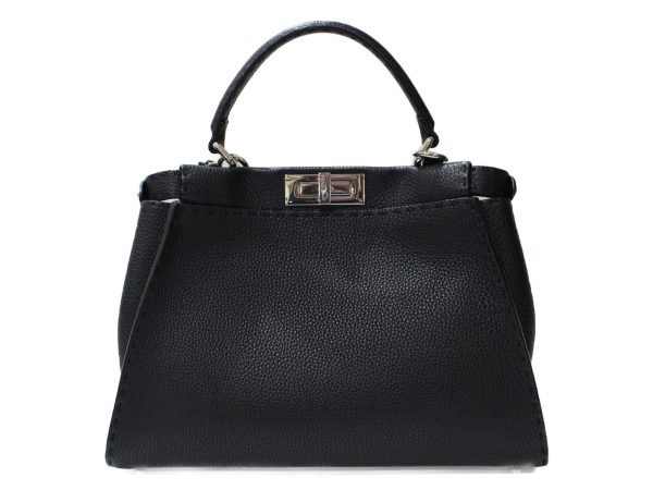 imgrc0095698886 Fendi Peekaboo Handbag Shoulder Black