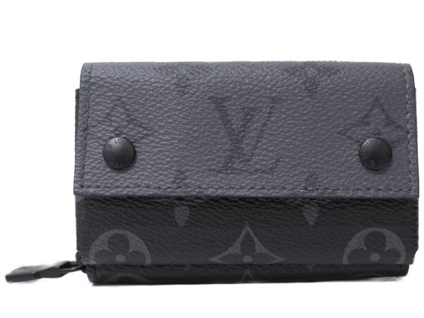 imgrc0095705488 Louis Vuitton Zippy Coin Purse Black Gray