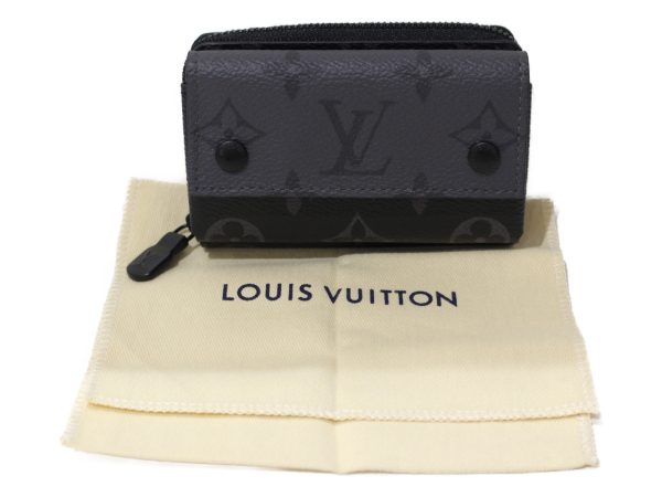 imgrc0095705500 Louis Vuitton Zippy Coin Purse Black Gray