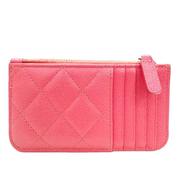 imgrc0095715284 CHANEL Matelasse Coin Case Caviar Skin Pink