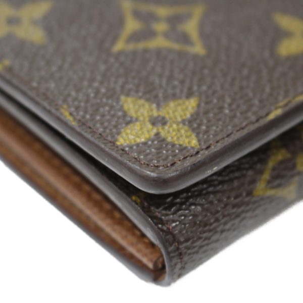 imgrc0095754476 Louis Vuitton Portomone Bier Tresor Wallet Brown