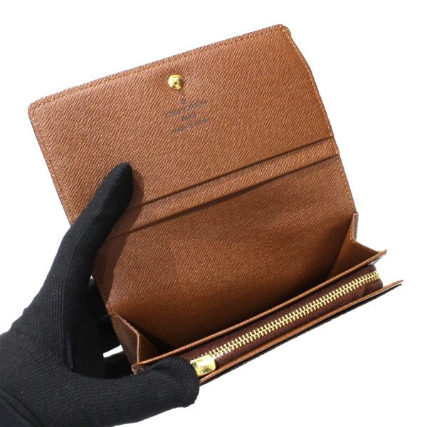 imgrc0095754477 Louis Vuitton Portomone Bier Tresor Wallet Brown