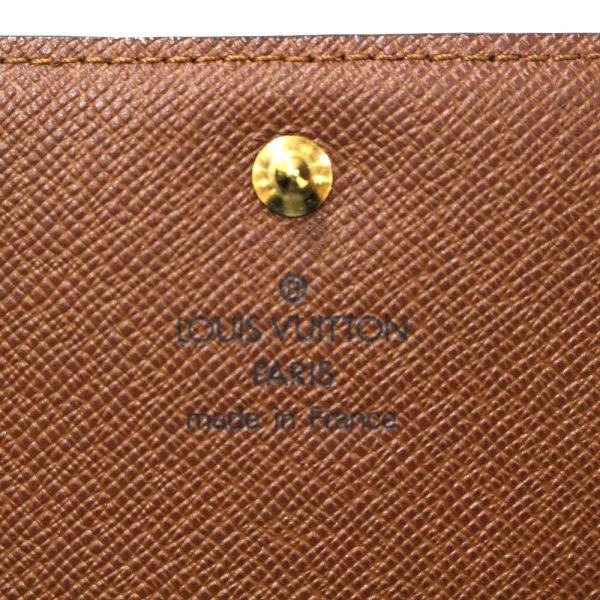 imgrc0095754482 Louis Vuitton Portomone Bier Tresor Wallet Brown