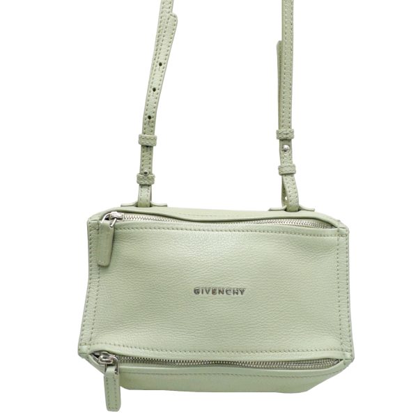 imgrc0095774473 Givenchy Pandora Mini Shoulder Bag Leather Pistachio Green