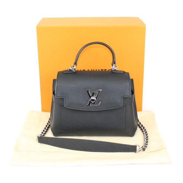 imgrc0095797989 Louis Vuitton Lock Me Ever Mini Black Leather