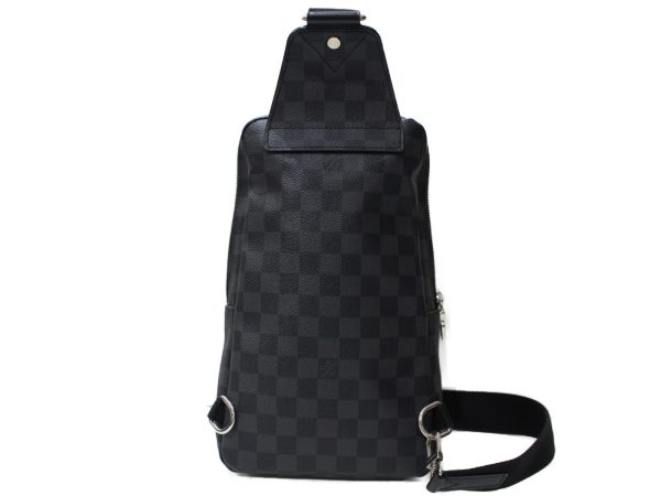 imgrc0095800872 Louis Vuitton Avenue Sling Shoulder Bag Black Gray