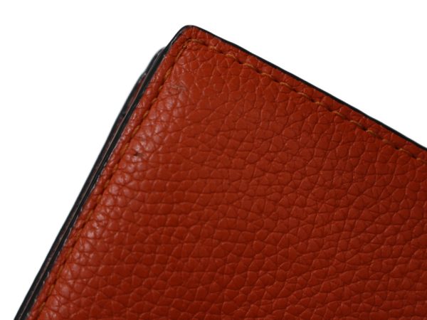 imgrc0095805758 Coach Coin Bifold Wallet Folding Orange Leather