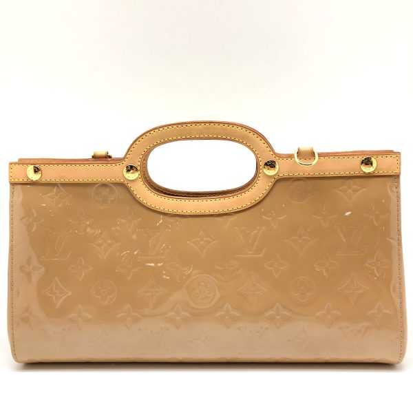 imgrc0095820231 Louis Vuitton Roxbury Drive Vernis Enamel 2WAY Bag Beige