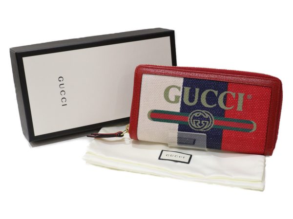 imgrc0095876120 Gucci Round Zip Long Wallet Red Navy White