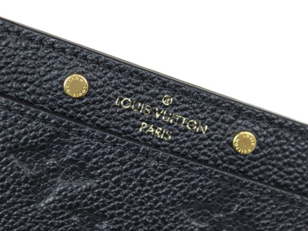 imgrc0095893452 Louis Vuitton Porte Carte Sampler Card Case Black