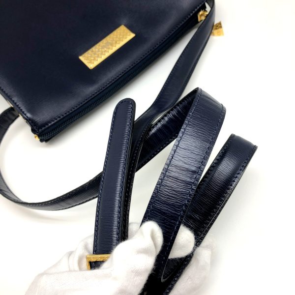 imgrc0095927649 Christian Dior Shoulder Bag Leather Navy