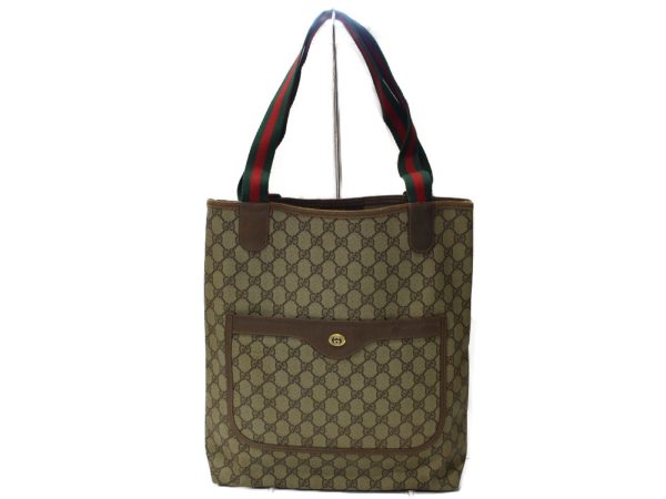 imgrc0095943930 Gucci Tote Bag Sherry Line Beige Brown