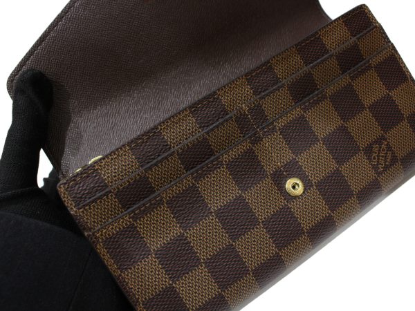 imgrc0096009846 Louis Vuitton Portefeuille Sarah Long Wallet Brown