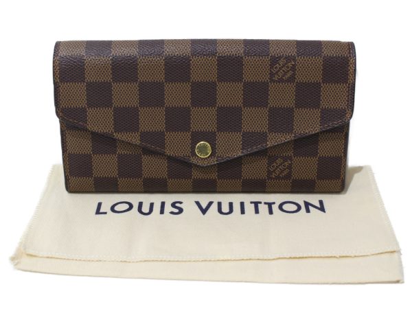 imgrc0096009850 Louis Vuitton Portefeuille Sarah Long Wallet Brown