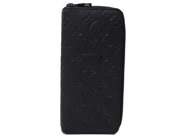 imgrc0096010085 Louis Vuitton Zippy Vertical Long Wallet Black