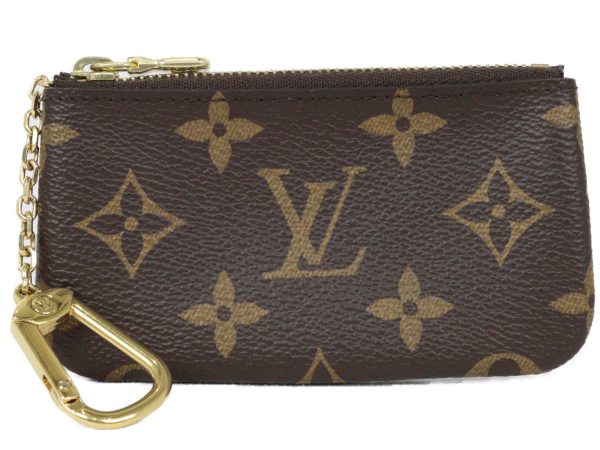 imgrc0096010372 Louis Vuitton Pochette Cle Key Case Monogram Brown