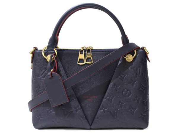 imgrc0096038665 Louis Vuitton V Tote BB Shoulder Bag Navy Red