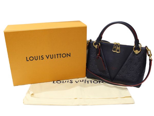 imgrc0096038681 Louis Vuitton V Tote BB Shoulder Bag Navy Red