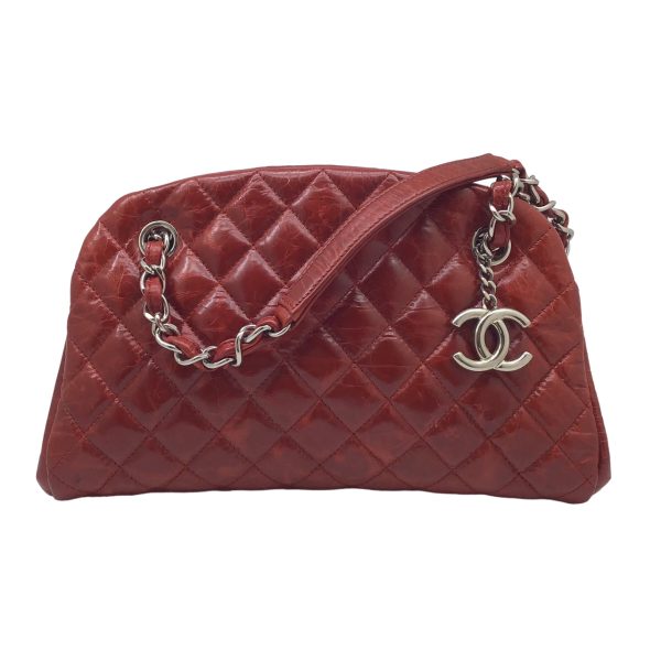 imgrc0096042355 CHANEL Matelasse Gama guchi Chain Bag Leather Red