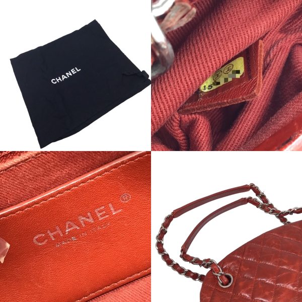 imgrc0096042363 CHANEL Matelasse Gama guchi Chain Bag Leather Red